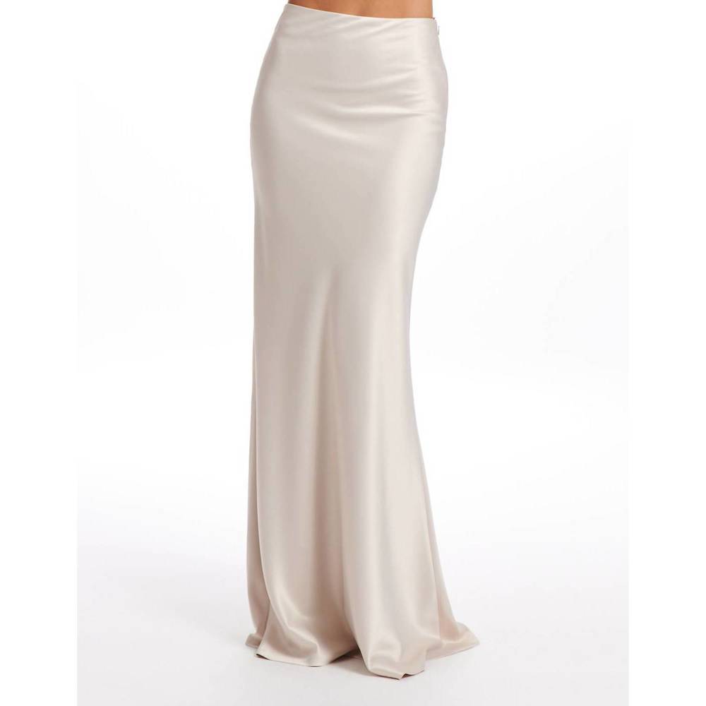 NEW EMILY SHALANT women's full length skirt in ivory